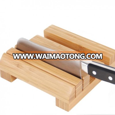 Kitchen Organizer Bamboo Knife Holder Cutting Board Rack Holder