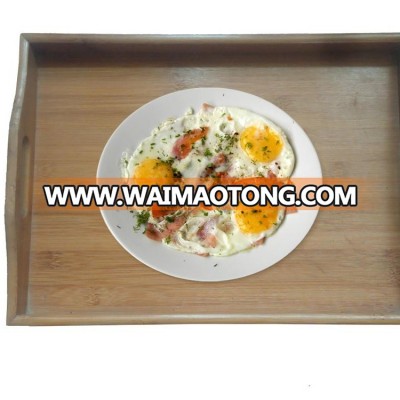 Houseware Bamboo Nesting Breakfast Bed Coffee Serving Trays