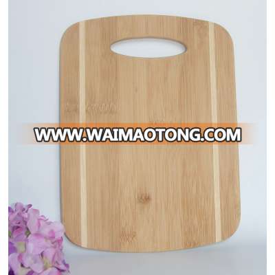 LFGB and SGS custom shape professional natural bamboo cutting board