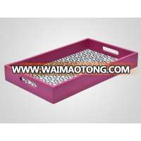 custom wooden printed serving tray wholesale tray