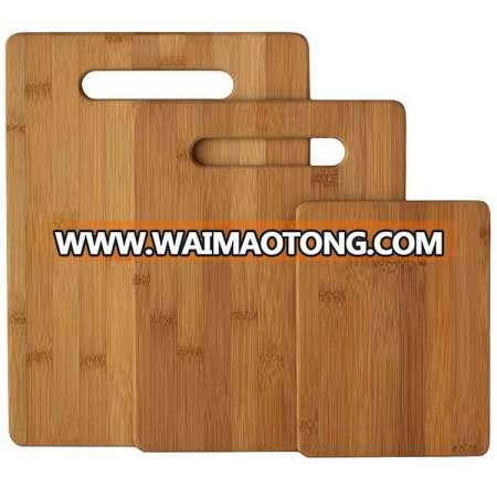 Hot sale high quality 3 piece bamboo cutting board set